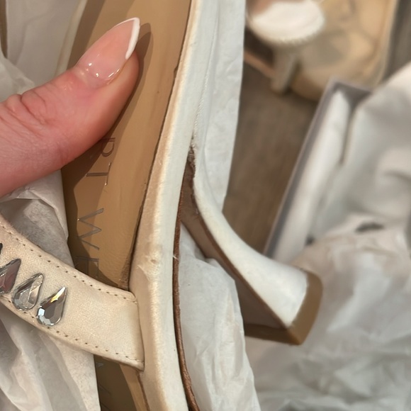 Stuart Weitzman Gemcut Xcurve Crystal Slingback 110mm Pump Size 6.5 - Picture 11 of 12